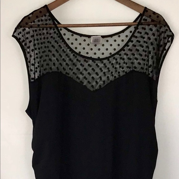 Ember Tops - Ember Plus Part Sheer Shirt